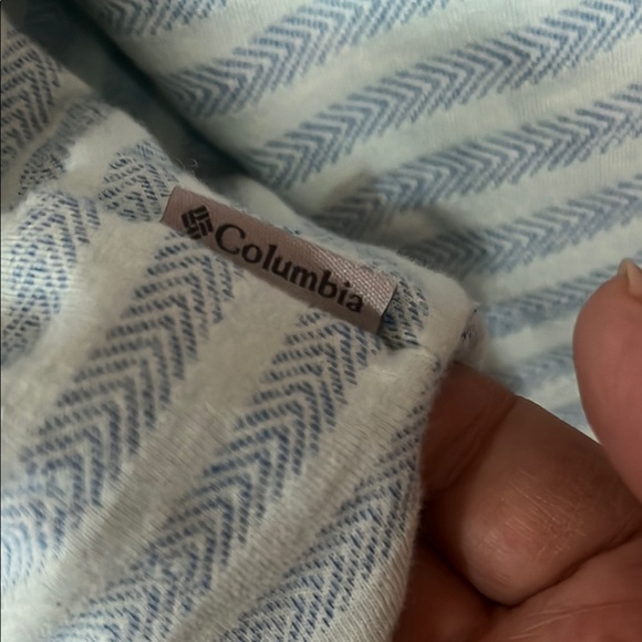 Columbia Striped Hoodie - zip with kangaroo pockets - Sz XL - Picture 6 of 9